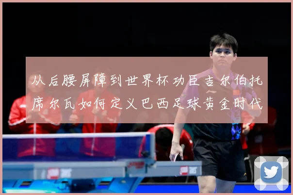 从后腰屏障到世界杯功臣吉尔伯托席尔瓦如何定义巴西足球黄金时代解析